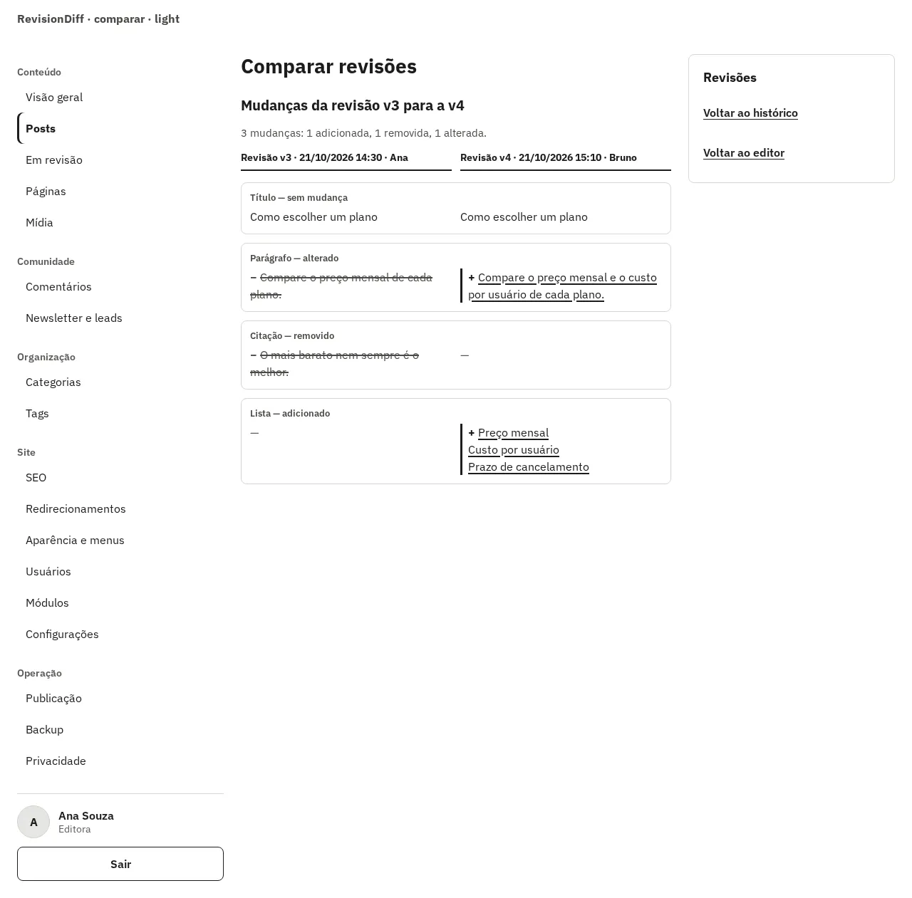 RevisionDiff com duas revisões, em 1280 px